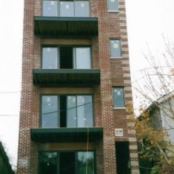Brick and Block Apartment Building
